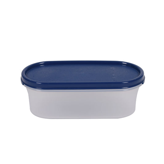 Signoraware - Modular Container Oval BPA Free Plastic Storage 1Pcs (500ML) Mod Blue - Ghar Sajawat