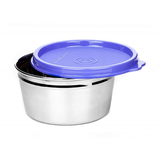 Signoraware - Tiny Wonder Satainless Steel Food Container 250ML () Purple - Ghar Sajawat