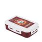 Trueware - Senior Poko Stainless Steel Lunch Box 1Pcs (1050ML With Spoon) Maroon Boxing - Ghar Sajawat