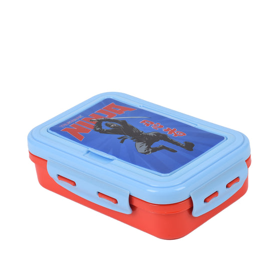 Trueware - Senior Poko Stainless Steel Lunch Box 1Pcs (1050ML With Spoon) Red Ninja - Ghar Sajawat